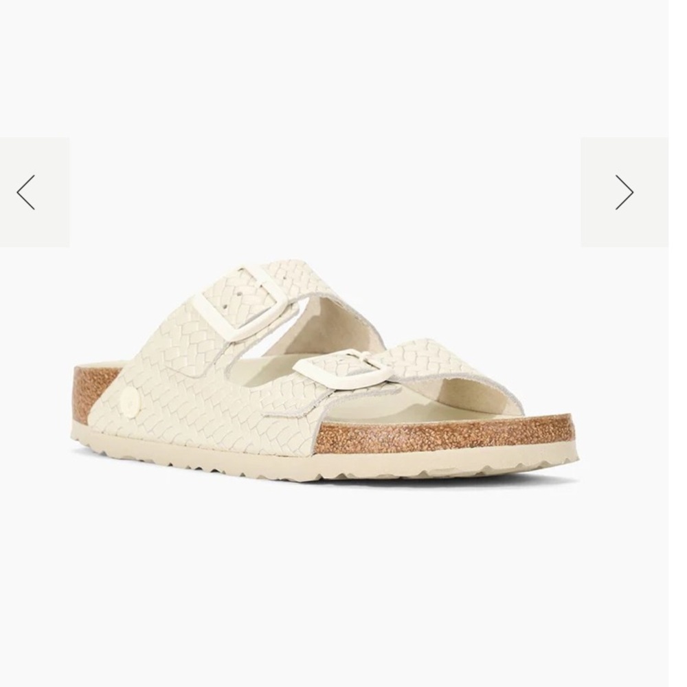 NWT Birkenstock basketweave slide Sandals 39 / 8.5 $170